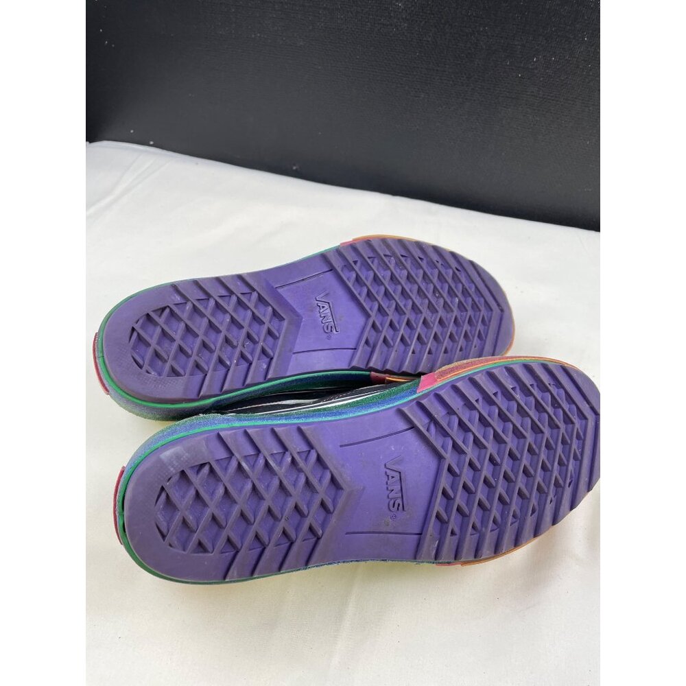 Vans Unisex Black Rainbow Chunky Sole Shoes/Sneakers Size M8.5 W10 SKU 4791 - Picture 7 of 8